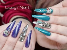 ウサギネイル 新大久保店(usagi nail)/冬ネイル