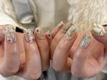 アイネイルズ 天神今泉店(I-nails)/【sana.i】ニュアンスフラワー