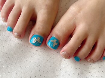サロンドフェイス 木曽川店(Salon de Faith)/Foot蝶々ネイル