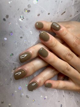 ワントーンオリーブグレージュ