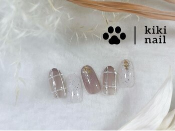 キキネイル 溝の口(kikinail)/11.12定額B/チェックネイル