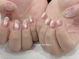 キラキラ韓国うるうるネイル