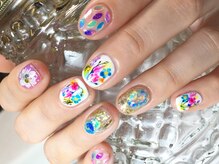 ネイル サロン コービーズ(nail salon COBES)/カラフルアート☆