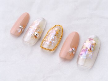 ネイルサロン ソウ 京橋店(Nail Salon Sou)/シェル×ベージュ