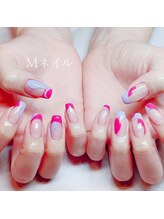 エムネイル(Ｍ)/_変形フレンチ_