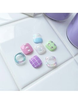 イオネイルセカンド(io nail 2nd)/【FOOT】-sample-親指デザイン