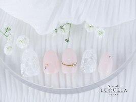 ＃ブライダルネイル フラワー