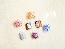 千華/フット和柄