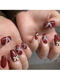 リボンネイル【渋谷ネイル】