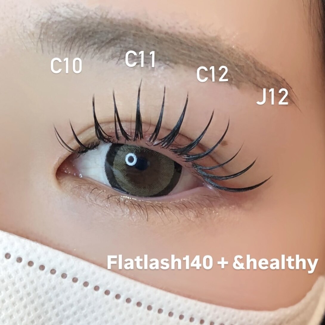 フラットラッシュ140本まで+&healthy\12700→\11500