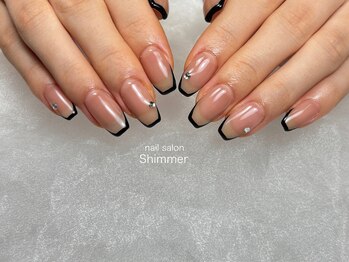 シマー(Shimmer)/スクエアスキニーフレンチ