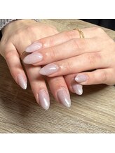 エーナイン イオン一関店/ホワイトフラッシュネイル