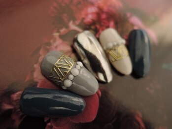 ネイルズ ビー 南昭和町本店(Nail's be)/ミラーネイル