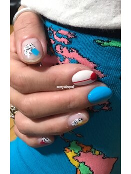 サニーサイドアップ ネイル(Sunny SideUp nail)/80s pop art.