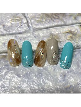 サロンドココ(Salon de Coco)/マーブルネイル