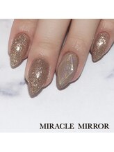 ミラクル ミラー(MIRACLE MIRROR)/宝石ネイル×ラメカラー