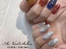 エーネイルサロン プラーカ本店(A-Nail Salon)/フラワー×マグネット