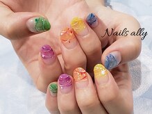 ネイルズアリー 立川店(Nails ally)/ヨーヨー×夏祭り×シュガー×夏