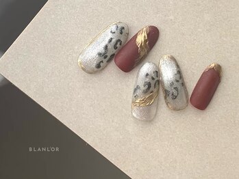 ブランロール 中目黒店(Blanl'or)/レオパードマットネイル