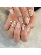 ノエム ネイルサロン(NOEM)/マグネット×フレンチ