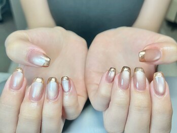 グランスネイル(glance nail)/マグネットネイルベース＋ミラー
