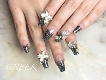 クリーク(CREEK)/桜黒グラデーション