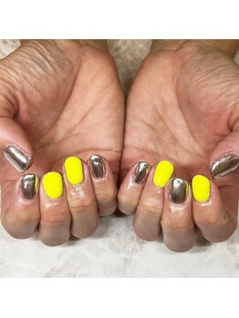 ウェリネイルサロン(WelinailSalon)/ミラーネイル 6本コース