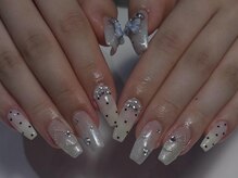 シェリーラメール 原宿店(cherie la mer)/ホワイトカラーネイル