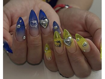 ホランイネイル(HORANGI NAIL)/フリーアートM+長さ出し