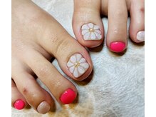 ユウェール(Juweel)の雰囲気（★フットネイル★ワンカラー7,700円/デザイン9,900円）
