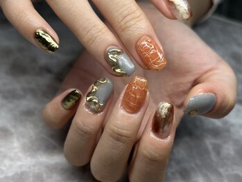 エイム 下北沢(aim)/秋デザインネイル