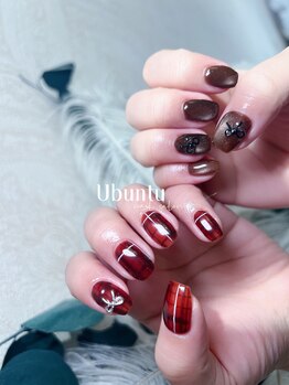 ウブントゥ(Ubuntu)/秋冬の琥珀レッドくすみブラウン