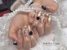 ソレイユ エ ルナ(Soleil et Luna)/上品ギャルネイル♪