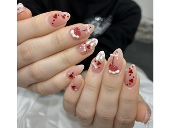 デュリブリンクネイル 高田馬場(Duli blink nails)/うるつやチェリーネイル