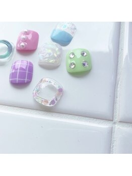 イオネイルセカンド(io nail 2nd)/【FOOT】-sample-親指デザイン
