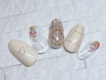 アルセア 上野御徒町店(Alcea)/らくがきネイル チェックネイル