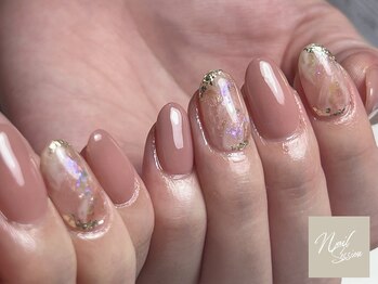 ネイルセッション(nail session)/ピンクベージュニュアンス