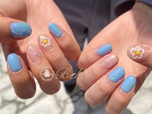 ベル(Belle)/ぷっくり韓国風ネイル♪