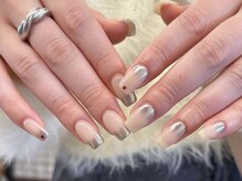 アイネイルズ 天神今泉店(I-nails)/【sana.i】ミラーグラデネイル