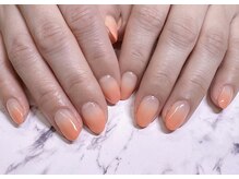 アルーシェ 平井(Alushe)/オフィス◎オレンジグラデネイル