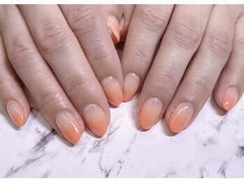 アルーシェ 平井(Alushe)/オフィス◎オレンジグラデネイル