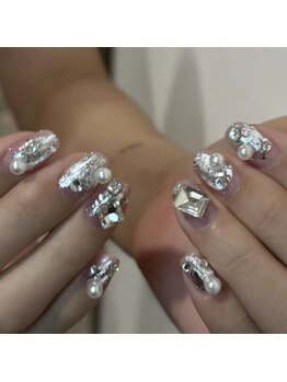 ウサギネイル 新大久保店(usagi nail)/キラキラネイル