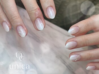 ユニカ(unica)/冬のホワイトグラデーション♪