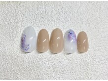 サビーハネイル(Sabiiha nail)/ふんわり紫陽花ネイル
