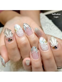ネイルサロン ラポ(Lapo)/マーメイドネイル