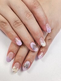 ハートフレンチでキュートに。