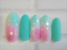 ネイルサロンセレーネ(Selene)/マットネイル　キャンディカラー