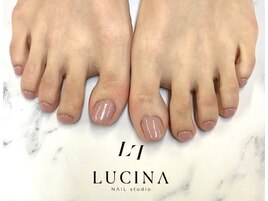 W-910 くすみピンクフットネイル