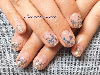 スエルテ ネイルサロン 北千住店/キラキラホログラムグラデ ¥6500