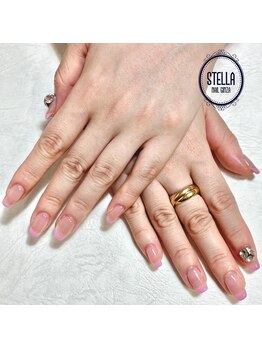 ステラネイルギンザ(STELLA NAIL GINZA)/HAND*フレンチ(追加料金)
